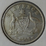 Austrálie - 6 pence 1963