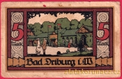 Bad Driburg - 5 marek - 1921