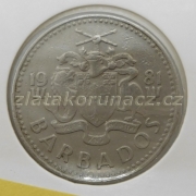 Barbados - 25 cents 1981
