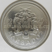 Barbados - 25 cents 1996