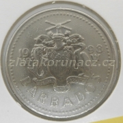 Barbados - 25 cents 1998