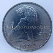 Belgie - 1 frank 1940 - Belgique
