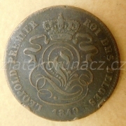 Belgie - 2 centimes 1849