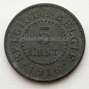Belgie - 5 centimes 1916