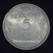 Belgie - 5 francs 1937