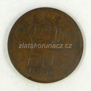 Belgie - 50 centimes 1962 Belgie