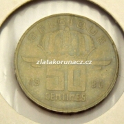 Belgie - 50 centimes 1980-Belgique