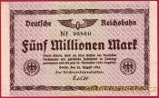 Berlín - 5 miliónů marek - 1923