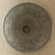 Bolívie - 10 centavos 1883 A