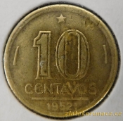 Brazílie - 10 centavos 1952