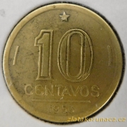 Brazílie - 10 centavos 1953