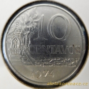 Brazílie - 10 centavos 1974