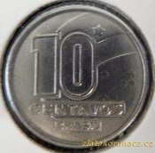 Brazílie - 10 centavos 1989