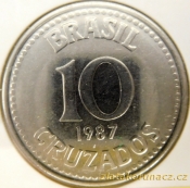 Brazílie - 10 cruzados 1987