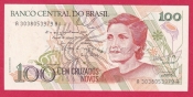 Brazílie - 100 Cruzados Novos 1989