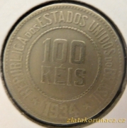 Brazílie - 100 reis 1934