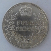 Britská Guiana - 4 pence 1939