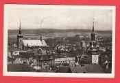 Brno - Celkový pohled,domy,kostely,kopce