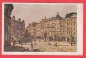 Brno - Náměstí Svobody,domy,lidé