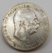 Brož z mince  -1 Koruna-František Josef I.