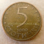 Bulharsko - 5 stotinki 2000