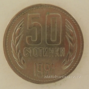 Bulharsko -  50 stotinki 1981