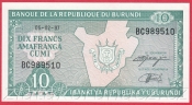 Burundi - 10 Francs 1997