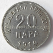 Černá Hora - 20 para 1914