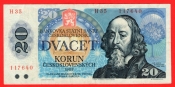 Československo - 20 korun 1988 H 35