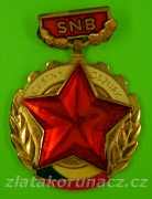 Čestný odznak SNB - Vlajka - bronz