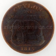 Ceylon - 1/2 stiver 1815