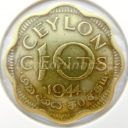 Ceylon - 10 cents 1944