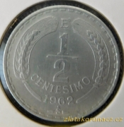 Chile - 1/2 centesimo 1962