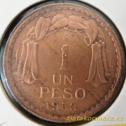 Chile - 1 peso 1953
