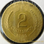 Chile - 2 centesimos 1965