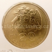 Chile - 20 centesimos 1971
