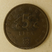 Chorvatsko - 5 lipa 1997