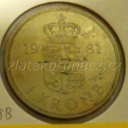 Dánsko - 1 krone 1981
