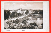 Dobříš-zámek a rybník
