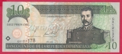 Dominikánská republika - 10 pesos oro 2002