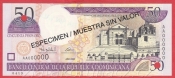 Dominikánská republika - 50 Pesos Oro 2000-MUSTR-Anulát!!!!!