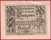 Dorfgastein - 20 haléřů - 1920