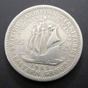 East Caribbean States - 25 cents 1955