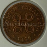 Finsko - 1 penni 1969
