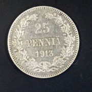 Finsko - 25 Pennia 1913 S