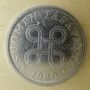 Finsko - 5 penniä 1980
