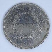 Francie - 1 franc 1989