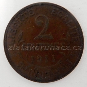 Francie - 2 centimes 1911