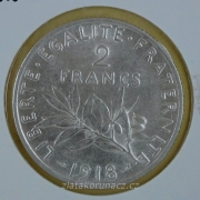 Francie - 2 frank 1918