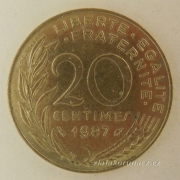 Francie - 20 centimes 1987